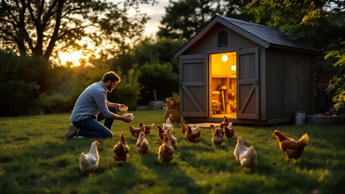 Why Your Hens Hesitate to Return to the Coop at Night and How to Easily Fix It